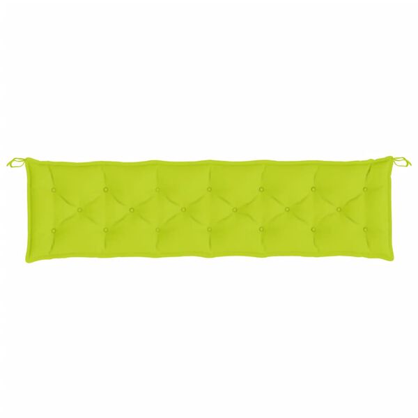vidaXL Garden Bench Cushion Bright Green Oxford fabric (100% polyester)