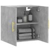vidaXL Wall Cabinet Concrete Gray 23.6"x12.2"x23.6" Engineered Wood