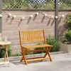 vidaXL Folding Garden Bench Brown 80 x 42 x 85 cm solid acacia wood