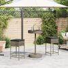 vidaXL Garden Bar Set Grey