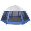 vidaXL Pool Tent with Removable Fly & Mesh Walls Azure Blue 200.8x200.8"