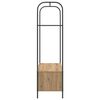 vidaXL Clothes Rack Brown Oak 100 x 44 x 160 cm Engineered Wood
