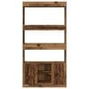 vidaXL Highboard Old wood Engineered wood Tall Highboard Rectangular
