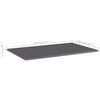 vidaXL Shelf Set of 4 High gloss grey Engineered wood