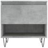 vidaXL Coffee Table Concrete Gray Engineered Wood, Metal
