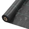 vidaXL Weed Membrane Black Polypropylene Large Water-resistant materials