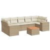 vidaXL Garden Sofa Set Beige and Cream