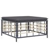 vidaXL Garden Lounge Set Anthracite Poly rattan Medium Modular