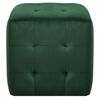 vidaXL Bedside Cabinet Set of 2 Green Velvet fabric, Wood
