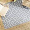 vidaXL Patio Carpet ARAKIL Grey 63.0x90.6" PP