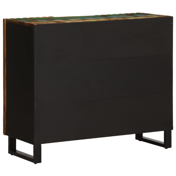 vidaXL Sideboard Reclaimed acacia wood Solid acacia wood, steel Medium