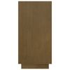 vidaXL Book Cabinet Honey brown Solid Pinewood Medium Storage