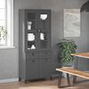 vidaXL Highboard Charcoal grey