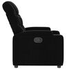 vidaXL Recliner Chair Black Fabric (100% polyester), metal, plywood