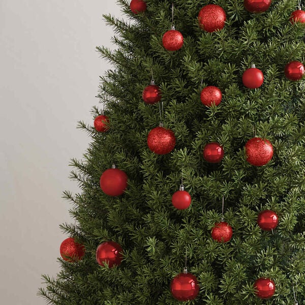 vidaXL Christmas Bauble Set of 100 Wine Red Polystyrene Small