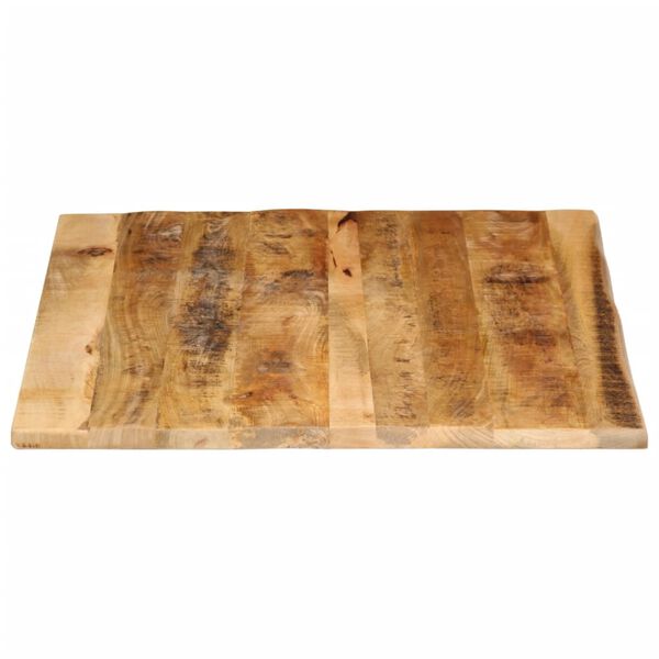vidaXL Table Top Natural Wood Solid Mango Wood 35.4 x 31.5 x 1.5 in