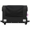 vidaXL Bike Trailer Black 66.1 lb Iron