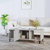 vidaXL Coffee Table Concrete Grey Engineered Wood Coffee Table