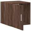 vidaXL Wall Cabinet Brown Oak Engineered Wood Medium Wall Cabinet