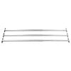 vidaXL Adjustable Security Window Bars 3 pcs 28"-47.2"