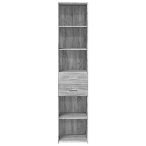 vidaXL Highboard Grey Sonoma Engineered wood Highboard Rectangular