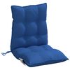 vidaXL Lowback Chair Cushion Set of 4 Royal Blue