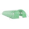 vidaXL Greenhouse Green Polyethylene (PE), galvanized steel 602.8 sq ft