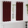 vidaXL Blackout Curtains 2 pcs Wine Red 55.12 x 68.90 in Velvet