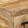 vidaXL Bedside Cabinet Natural mango wood color