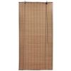 vidaXL Bamboo Roller Blinds 2 pcs Brown 47.2" x 86.8"