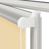 vidaXL Roller Blind Beige 100% Polyester, Aluminum 63 x 68.9 in