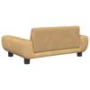 vidaXL Kids Sofa Brown 27.6x17.7x13.0" Velvet