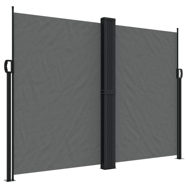 vidaXL Retractable Side Awning Anthracite 70.9"x472.4"