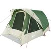 vidaXL Camping Tent Cabin 4-Person Green Waterproof