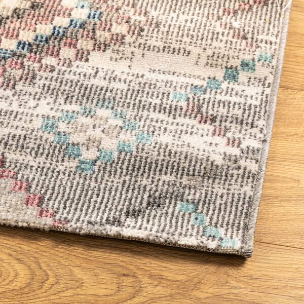 vidaXL Rug Multicolor 100% Polypropylene 63 x 90.6 in UV-resistant Rug