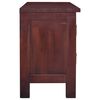 vidaXL TV Cabinet Classic Brown Solid Mahogany Wood TV Cabinet