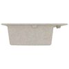 vidaXL Kitchen Sink Beige 79 x 50 x 31 cm Granite