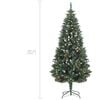 vidaXL Artificial Pre-lit Christmas Tree with Ball Set Pine Cones 70.9"