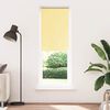 vidaXL Roller Blind Yellow 100% Polyester 80x90.6 in Height-Adjustable
