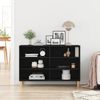 vidaXL Sideboard Black Oak 40.75 x 13.78 x 27.56 in Engineered Wood
