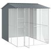 vidaXL Bird Cage Anthracite 84.65 x 122.05 x 97.24 in Galvanised Steel
