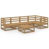 vidaXL Garden Lounge Set Honey brown Solid pine wood Modular