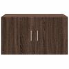 vidaXL Wall Cabinet Brown Oak Engineered Wood Medium Wall mounting