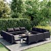 vidaXL Garden Lounge Set Dark Grey