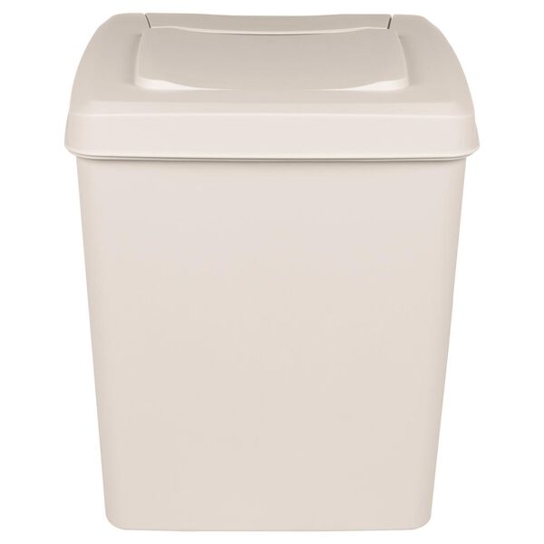 vidaXL Stackable Garbage Bin Boxes 3 pcs White 19.8 gal Polypropylene