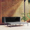 vidaXL Garden Lounge Set Dark Grey