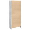vidaXL Highboard Grey Sonoma Engineered Wood 27.6 x 13.8 x 70.9 in