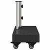 vidaXL Parasol Base Black 17.72 x 9.84 x 17.72 in Granite