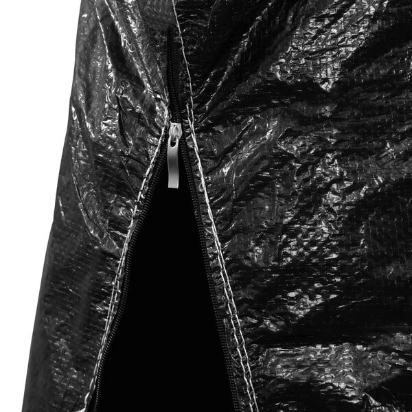 vidaXL Umbrella Cover Black Polyethylene Large UV-resistant