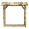vidaXL Pergola Set of 3 Green treated Green treated pinewood, firwood